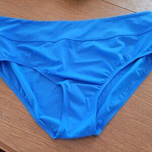 Sky/ Cerulean Blue Swim Briefs by Ambernoon, size 20W